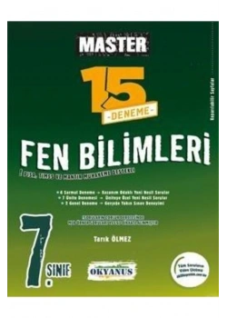 Okyanus 7.Sınıf Fen Bilimleri Master 15 Deneme