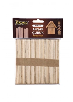 Brons Ahşap  Geniş Çubuk Naturel Br-901