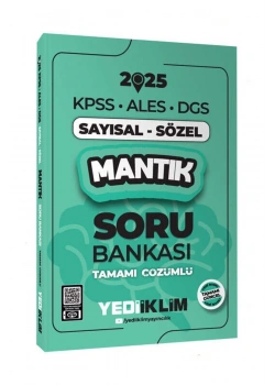 2025 Kpss Ales Dgs Sayısal Sözel Mantıkçözümlü Soru Bankası  Yediiklim