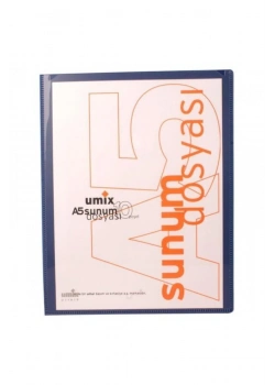 Umıx Standart Sunum Dosyası A5 10Lu Lacivert