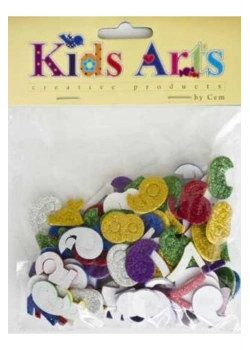 Kıds Arts My-0072 Eva Seti Simli Rakamlar 24/144