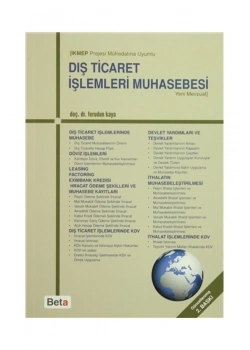 Dış Ticaret İşlemleri Muhasebesi   Beta