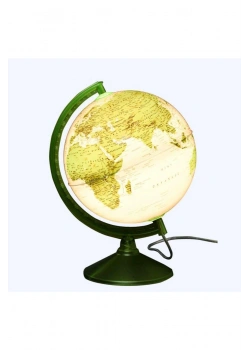 Gürbüz 46253 Globe Green Işıklı Küre 26 Cm