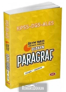 Data Kpss Ales Dgs Dizayn Paragraf Yeni Nesil Sorular