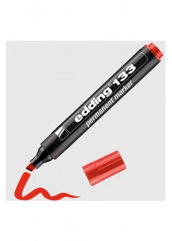 Eddıng 133 Permanent Markör Kesik Uç Kırmızı 4-133002