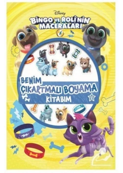 Disney Bingo Ve Rolinin Maceraları Benim Çıkartmalı Boyama Kitabım