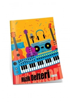 Çınar Karton Kapak Büyük Boy Müzik Defteri 20 Yp 22000