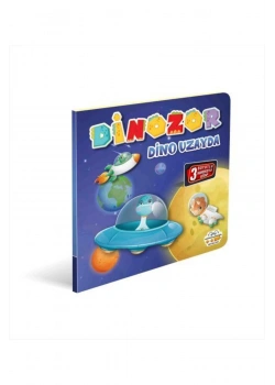 Dinozor Dino Uzayda Harketli Kitap Parıltı