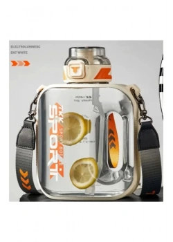 Vagon Lıfe Ttk Sporcu Matarası 1000Ml Beyaz T-1022