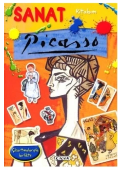 Sanat Kitabım Picasso Çıkartmalı Çiçek Yayın