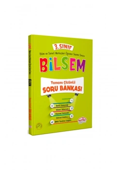 Editör 3.Sınıf Bilsem Çözümlü Soru Bankası