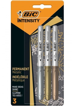 Bic Intensıty Permanent Markör Altın Gümüş Bronz 3Lü Blister 944033