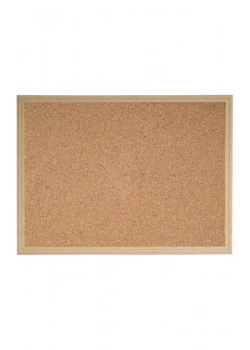 İnter 50X70 Ahşap Çerçeveli Duvara Monte Mantar Pano Kod:Int-511-3