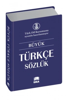 Büyük Türkçe Sözlük Plastik Kapak Tdk Uyumlu     Ema