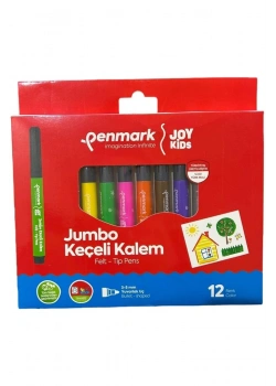 Penmark Jumbo Yikanabilir Keçeli Kalem 12 Li Hs-706-12