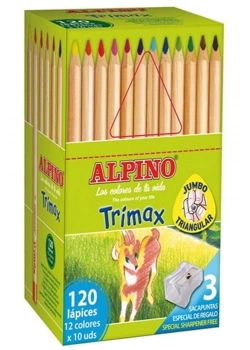 Alpino Trimax  120 Li Jumbo Kuru Boya  Sınıf Seti   Al 000377