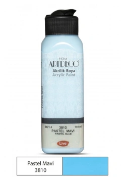 Lisans Artdeco Akrilik Boya 140 Ml Pastel Mavi Lv-Y-070R-3810
