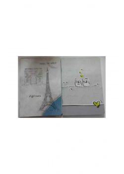 Liz Defter A5 Özel Baskı Krt.Kpk.Dkş.50Yp.Çizgili Tda5L