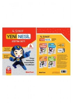 Bloktest 4.Sınıf Yeni Nesil Eğitim Seti