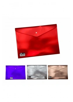 Mikro Md-06 Düz Metalik Çıtçıtlı Dosya