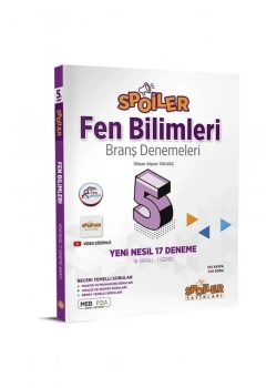Spoiler 5.Sınıf Fen Bilimleri 17 Deneme
