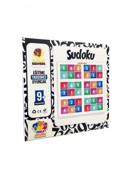Sudoku  Eğitime Yardımcı  Ahşap Zeka Oyuncağı 9+ Yaş Ve Üzeri Moonbeavers