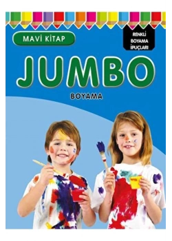 Jumbo Boyama Mavi Kitap Parıltı