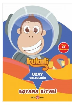 Kukuli Uzay Yolculuğu Boyama Kitabı  Beta Kıds