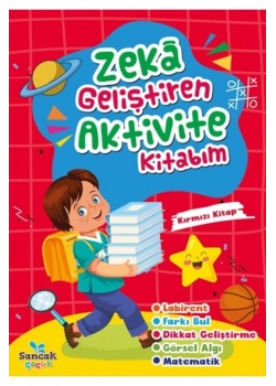 Zeka Geliştiren Kırmızı Aktivite Kitabım Sancak