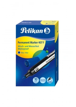 Pelikan 407f Permanent Markör Yuvarlak Kirmizi