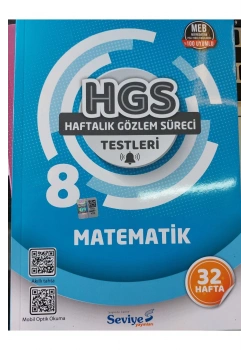 Seviye 8.Sınıf Matematik Haftalık Gözlem Süreci Testleri