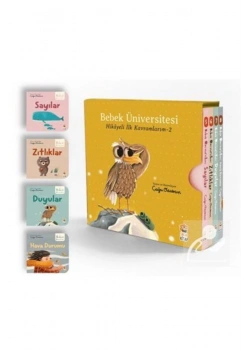 Bebek Üniversitesi 4 Mini Kitap Set  Çağrı Odabaşı Sincap Kitap