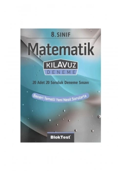 Bloktest 8.Sınıf Matematik 20 Kılavuz Deneme