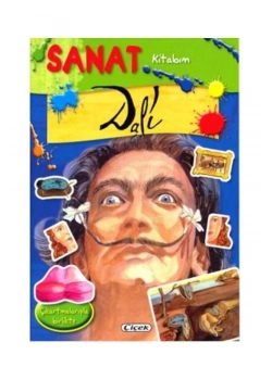 Sanat Kitabım Dali Çıkartmalı  Çiçek Kitap