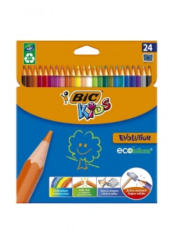 Bic Evolutıon  Kuru Boya Kalemi 24Lü    Kod:937515