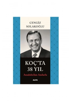 Koçta 38 Yıl Cengi̇Z Solakoğlu Alfa Basım