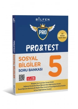 Bilfen 5.Sınıf Sosyal Bilgiler Pro Test Soru Bankası
