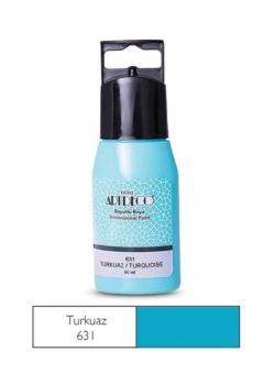 Lisans Artdeco Boyutlu Boya 60Ml Turkuaz 631  Lv-Y-042C-631