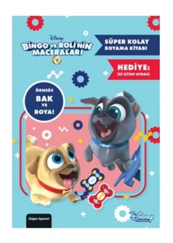 Bingo Ve Rolinin Maceraları Süper Kolay Boyama Kitabı     Doğan