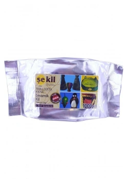 Şekil Kil Seramik Hamuru 1000Gr Kahve