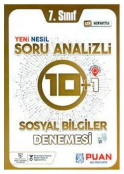 Puan 7.Sınıf Sosyal Bilgiler 10+1 Denemesi