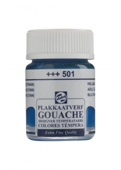 Talens 16 Ml Guaj Boya Light Blue Cyan - Açık Mavi(501)