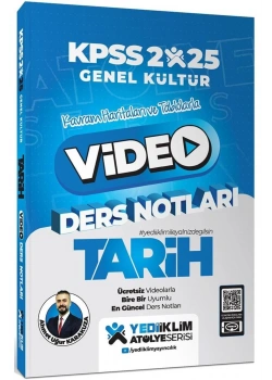 Kpss 2025 Gk Tarih Video Ders Notları Kavram Haritaları Ve Tablolarla Yediiklim