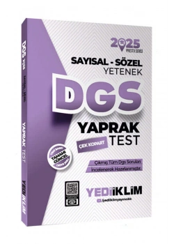 2025 Dgs Sayısal Sözel Yaprak Test  Yediiklim