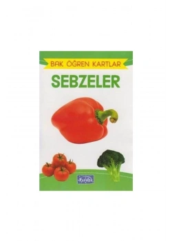 Bak Öğren Kartlar Sebzeler Parıltı