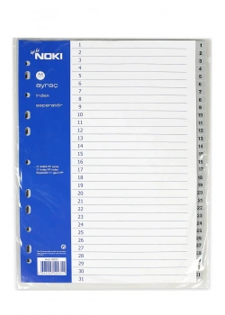 Noki Ayraç Pp 1-31 Rakam Kod:59231