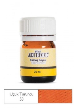 Lisans Artdeco Kumaş Boyası 25Ml. Pupi Orange Uçuk Turuncu Lv-Y-010A-53