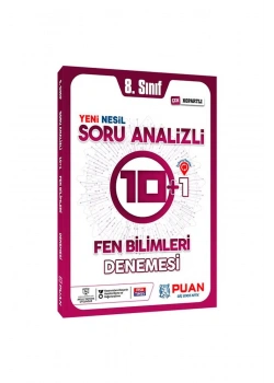 Puan 8.Sınıf Fen Bilimleri 10+1 Denemesi
