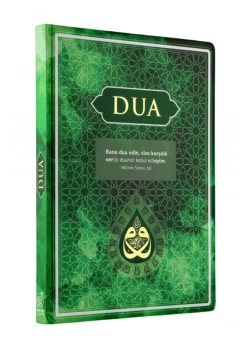 Dua Kitabı Orta Boy Arapça Türkçe Yeşil Renk  Server Yayınları