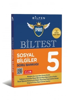 Bilfen 5.Sınıf Sosyal Bilgiler Biltest Pro Soru Bankası